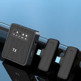 Square straight in outdoor shooting wireless lavalier microphONE