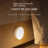 Smart LED Motion Sensor Night Light with Wireless Charging and Magnetic Base, Bedside Lamp for Bedroom, Cabinet, Home Use