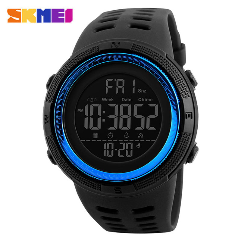Mens Sports Watches Dive 50m Digital LED 