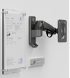 NB F120 monitor bracket wall mounted lifting rotating telescopic air pressure wall mounted computer display rack