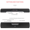Home Bluetooth 5.0 Speaker Extended Edition Desktop Wall mounted Wireless Speaker Bass Cannon Speaker Supports USB TF