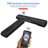 Home Bluetooth 5.0 Speaker Extended Edition Desktop Wall mounted Wireless Speaker Bass Cannon Speaker Supports USB TF
