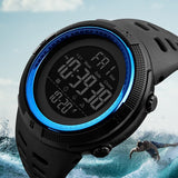 Mens Sports Watches Dive 50m Digital LED 