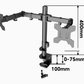 Computer monitor stand 17/22/2427 inch computer gaming chicken eating chicken lifting and height increasing base multi screen st