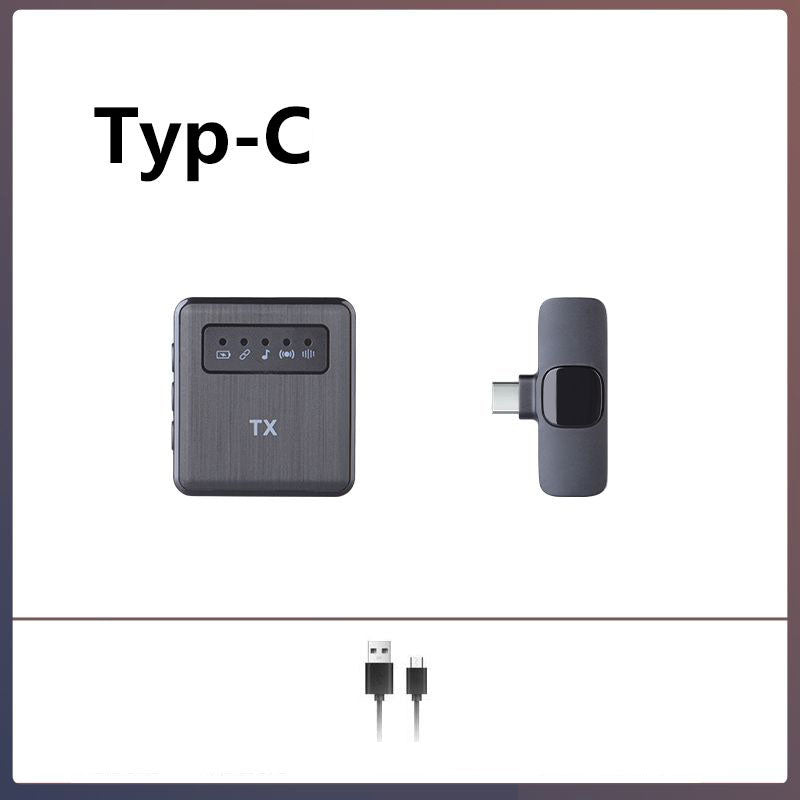 Square straight in outdoor shooting wireless lavalier microphONE