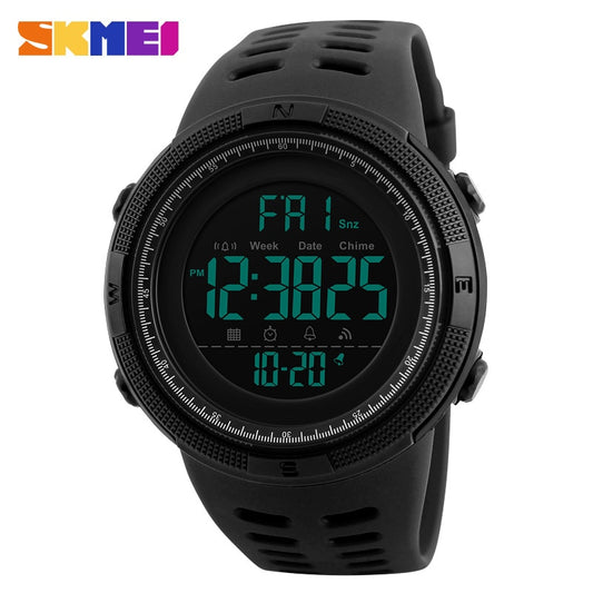 Mens Sports Watches Dive 50m Digital LED 