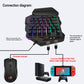 V500 gaming one handed keyboard RGB illuminated keyboard built-in converter supports PS3 and PS4 gaming consoles