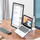 Monitor stand arm, laptop stand, double section arm, desktop computer display screen, aluminum alloy dual screen office