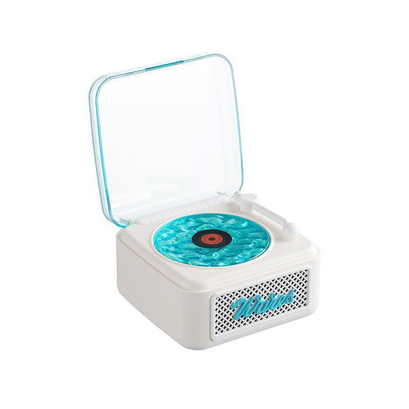 Retro white noise Bluetooth speaker wireless small high pitched