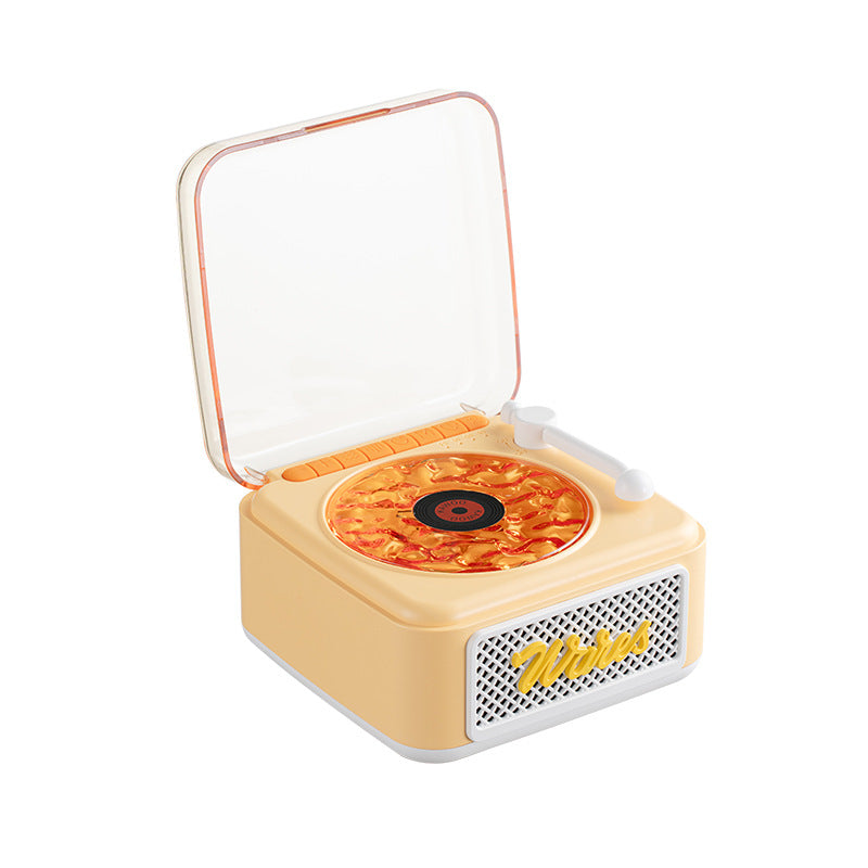 Retro white noise Bluetooth speaker wireless small high pitched