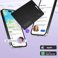 Ultra thin wireless charging card anti loss device for the elderly children pets tracking items searching and locating devices