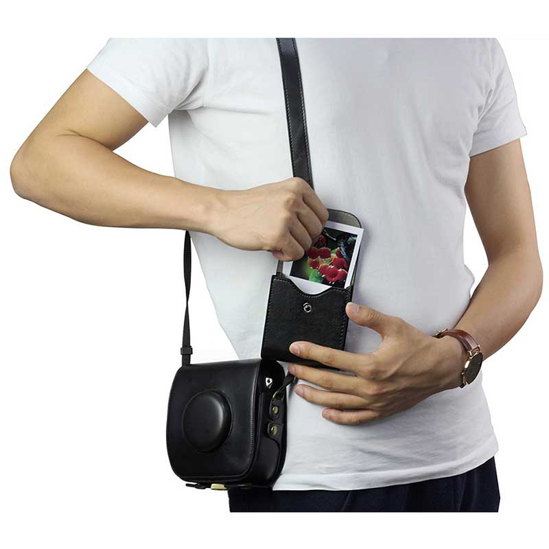 Fujifilm Instax Mini Film Waterproof PU Leather Photo Storage Bag Pouch Pocket Case for fuji Square SQ20 SQ10 SQ6 SP-3 Camera
